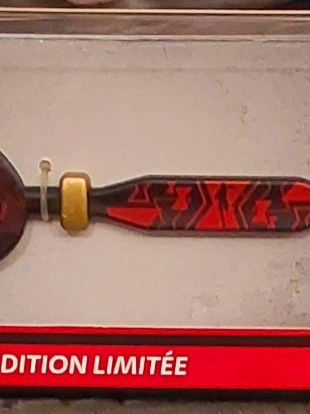 Marvel Red and Black Decorative Paddle Accent